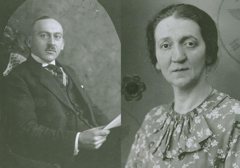 Schwarz/Weiß Bild von Josef und Selma Böhm