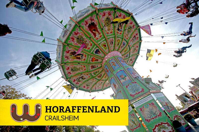 Bild vom Kettenkarusell auf dem Crailsheimer Volksfest