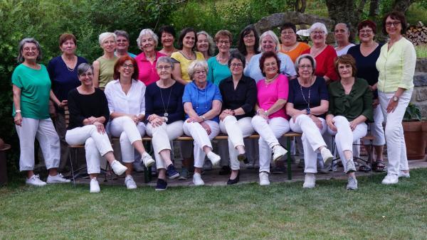 Gruppenbild des Frauenchors „Die Klangfärberinnen“