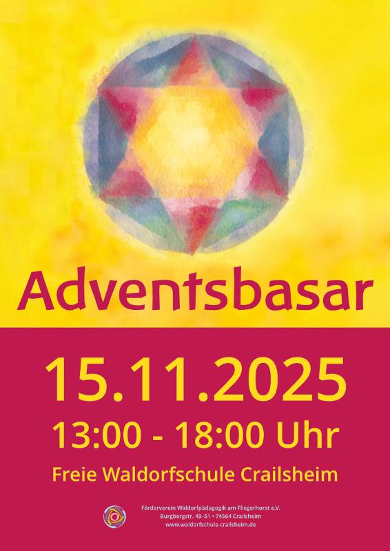 Adventsbasar 2025_Plakat Flyer des Adventsbasars