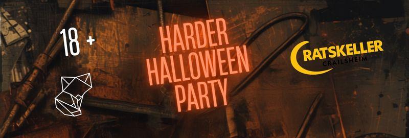 Überschrift Harder Halloween Party
