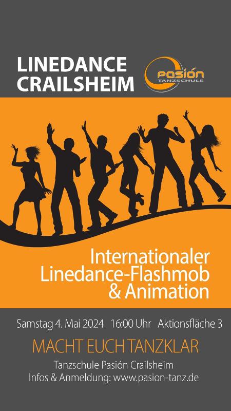 Poster der Linedance-Veranstaltung