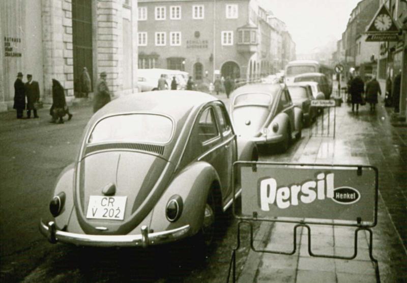 Verkehrssituation von den 1950er Jahren