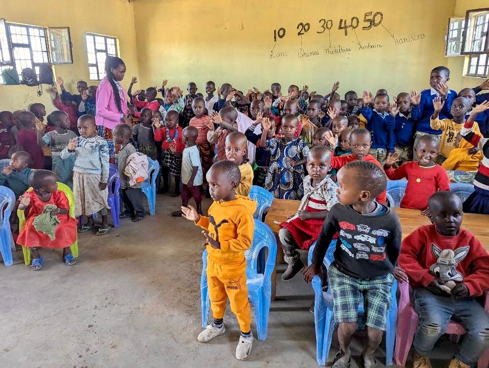 Ein Kindergarten in Arkatani