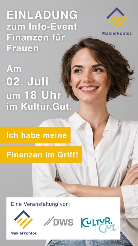 Plakat mit Infos zur Veranstaltung