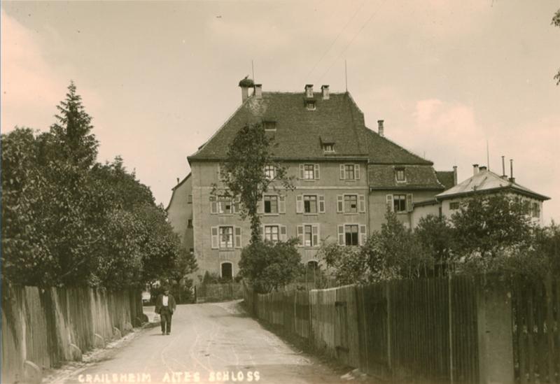 Schloss Ansicht Parkstraße von früher