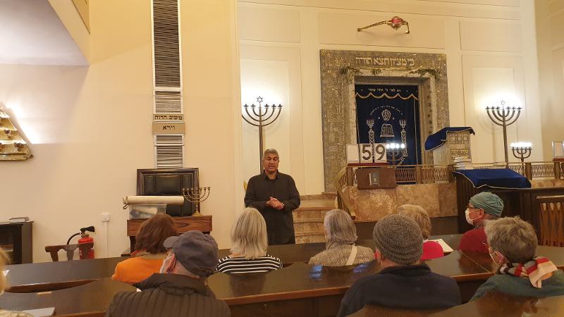 Synagoge Stuttgart Führung, Bild M. Gerstner