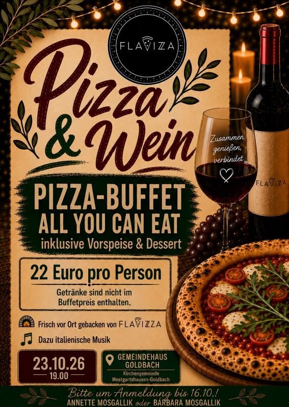 Plakat Pizza-Buffet