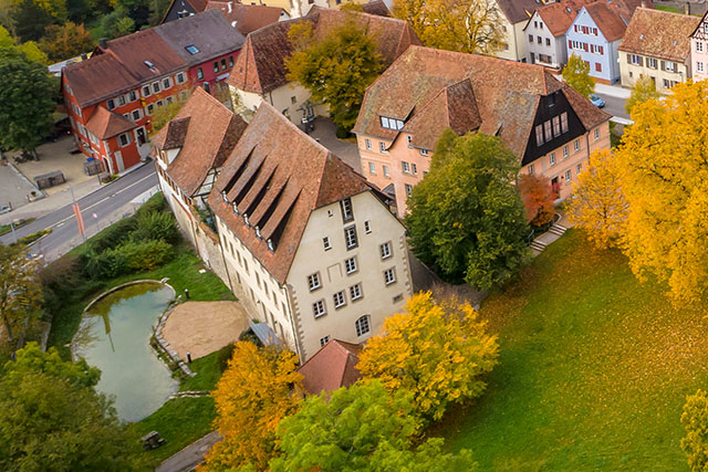 Das Stadtmuseum von oben