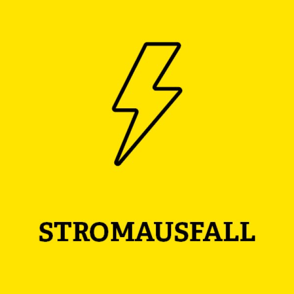 Mit Klick auf die Kachel bekommen Sie mehr Informationen bei Stromausfall