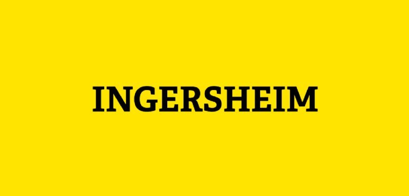 Gelbe Kachel mit Aufschrift Ingersheim
